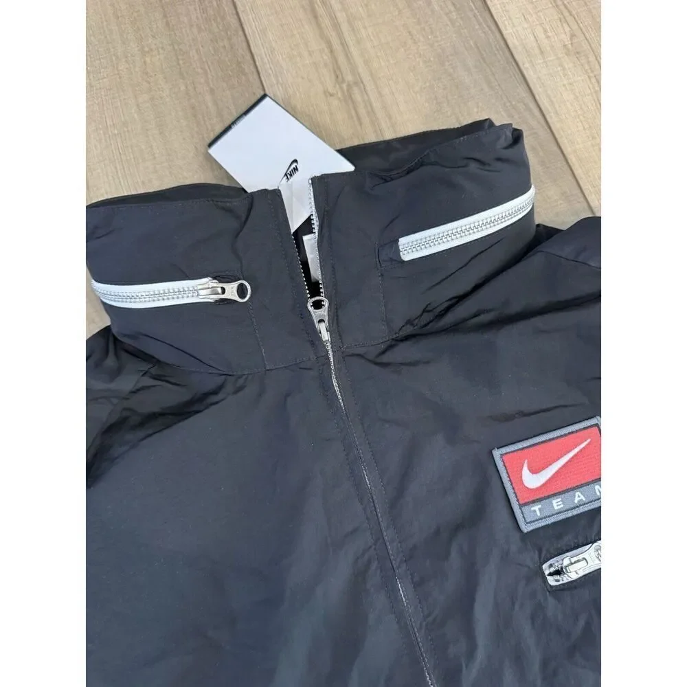 NWT Nike NSW Trend lightweight Jacket Coat Black Men’s XL Grand Prix Hooded - Picture 7 of 9